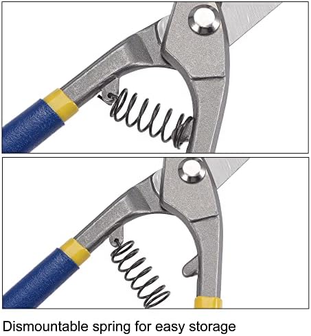 Ножици за рязане на ламарина uxcell 14 инча с висока честота на масата закалени Директно на парче, с Удобни дръжки