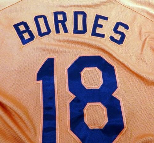 2007-08 Балтимор Ориълс Брет Бордс 18 Използван в играта Оранжева Риза BP Ext ST 46 - Използваните в играта