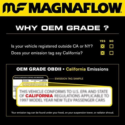 Универсален каталитичен конвертор MagnaFlow OEM федерална клас / отговаря на изискванията на EPA 51206 - Диаметър на всмукателния/абитуриентски