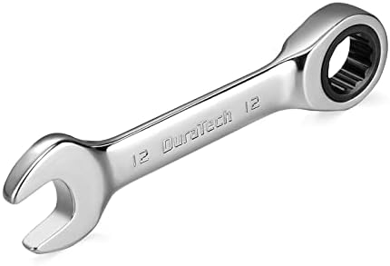 Комбиниран ключ DURATECH с Къси Трещотками 12 мм, Метричен, CRV