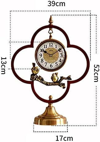 UXZDX Прости и Съвременни Настолни часовници, Настолни Часовници За Украса на Дома Хол, Ретро Тихи Настолни