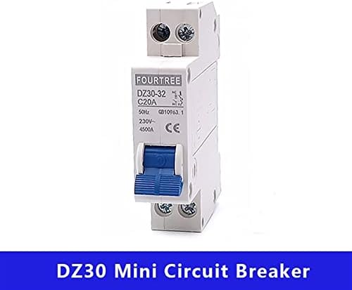 1 бр. мини-автоматичен прекъсвач DPN DZ30 230-1 P + N MCB 10A 16A 20A 25A 32A които се разпределят капацитета на оловен релса