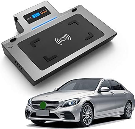 Безжично Зарядно за телефон, Стандартно Безжично Зарядно устройство Qi 15 W за Бързо Зареждане на Mercedes-Benz A-Class GLA