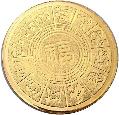 2019 г. Златна Възпоменателна Монета Година на Свинята в Знак на Зодиака Животно Зодиак Прасе Златна Монета