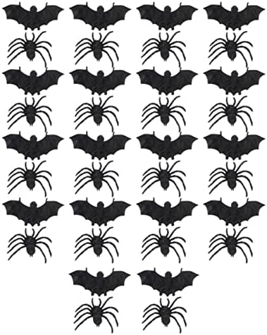 Играчка мини-паяци на Хелоуин, украса за парти на Хелоуин, аксесоари за парти на Хелоуин и украшения във формата на прилеп