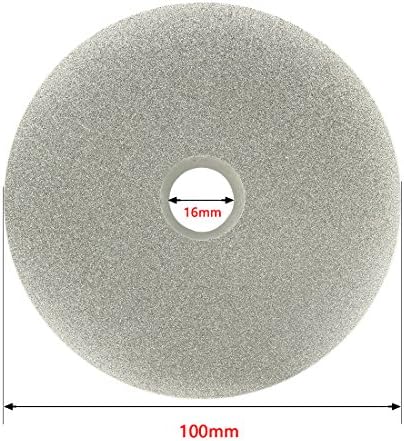 Aexit 100 мм 4-инчов Абразивни Кръгове и Джанти Размер на 600 Плосък Кръг с Диамант покритие за Опесъчаване на Повърхността на Шлифовъчни Кръгове Шлайфане диск