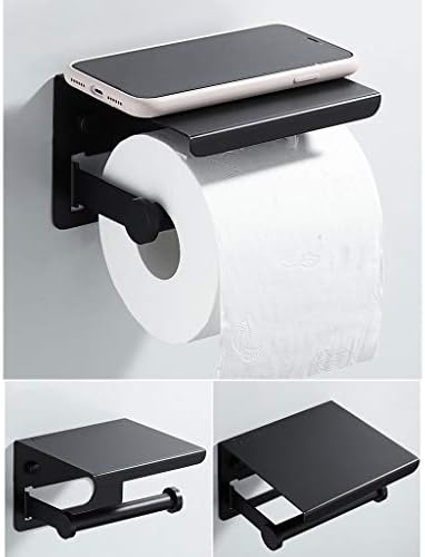 XXXDXDP Практичен Държач за Тоалетна Хартия С Рафт на Стената стойка за Мобилен Телефон За Украса на Кухненска Хартия,