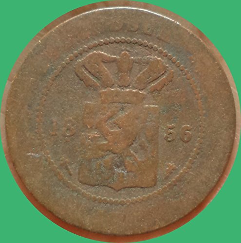 Нидерландская Източно-Индия 1 Цент 1856 Медна монета Rado - Монети света F04