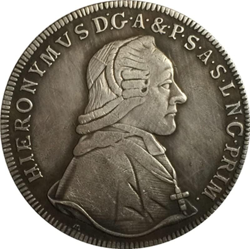1797 Австрийските Медни Монети със сребърно покритие Антични Монети Събиране на Монети ръчно изработени може да Угаси 42 мм