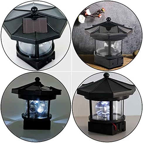 Happyyami LED Лампа-Фарът на Слънчева енергия, Въртящи се На 360 Градуса Лампа, Въртяща се Лампа, Водоустойчив