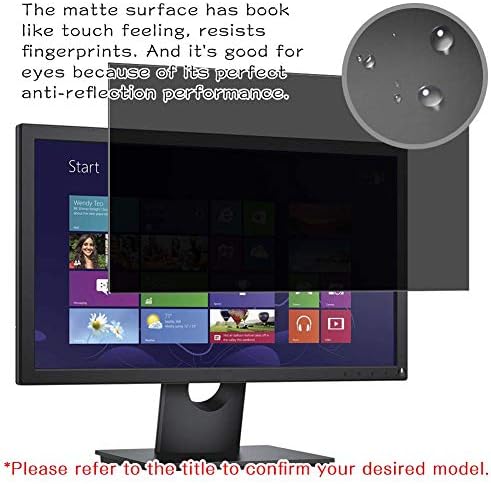 Защитно фолио за екрана Synvy Privacy, съвместима със защитни филм QNIX KU2414 Real 23,6Display Монитор за защита от шпионски софтуер екрани [Не закалено стъкло]