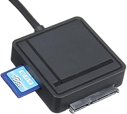 Богат на функции на докинг-станция, USB 3.0 5 в 1, Адаптер SATA III с USB възел, четец на карти памет с USB 3.0