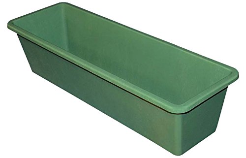 Контейнер за отглеждане на Toteline 1102085105, усилен със Стъклени влакна Пластмаса Composite, 24 x 7,75 x 5,8, Зелен