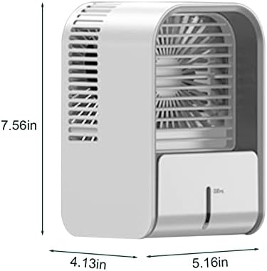 Преносими Климатици, Преносим Климатик С USB Зареждане с Личен Мини-Климатик С 3 Скорости, Влагозадържащ За Домашния Офис Спални