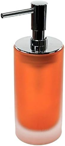 Висок опаковка за сапун Gedy by Nameeks TI81-67 от колекциите на Gedy Tiglio, 1,5 L x 3,12 W, Синьо, 2,34 x 3,12x 6,67, оранжев