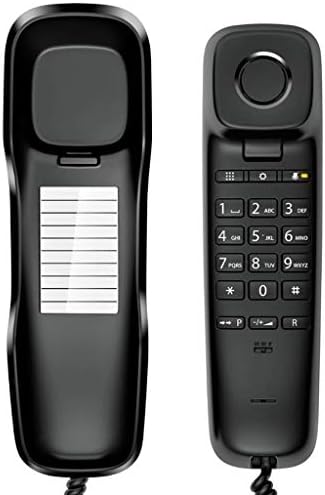 Кабелен телефон SJYDQ - Телефон - Телефон в стил ретро-Новост - Минибар-Телефон с номер на обаждащия се, монтиран на стената телефон Стационарен телефон за домашния офи