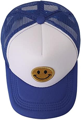 N ++ Модерна бейзболна шапка с улыбающимся Лице, Регулируем на Окото Задната част на Шапка Лятна Шапка от Пенопластовой
