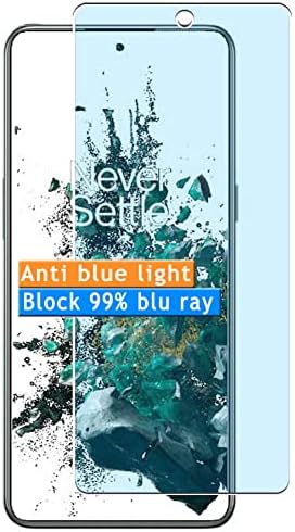 Защитно фолио за екрана Vaxson със защита от синя светлина, която е съвместима със защитни стикери от TPU OnePlus 10T 5G [Не закалено стъкло]