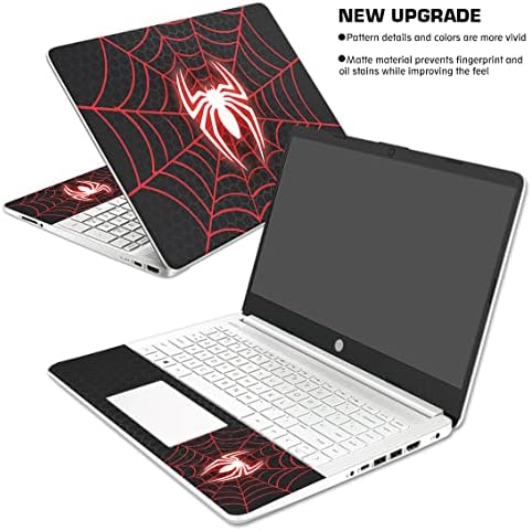 Стикер за лаптоп HK Studio, специално предназначена за HP 14 , не се изисква рязане, без мехурчета, водоустойчиви, устойчиви на надраскване, във формата на паяк - включител?