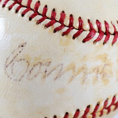 Кони Мак Подписа бейзболен договор с Филаделфия Athletics – COA JSA - Бейзболни топки с автографи