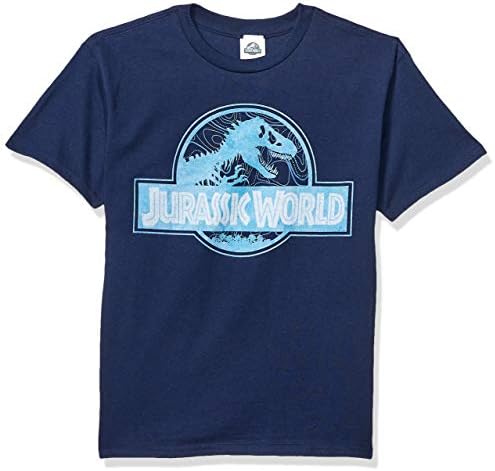 Тениска с графичен логото на Jurassic World Boys' Big Officially Licensed Terrain