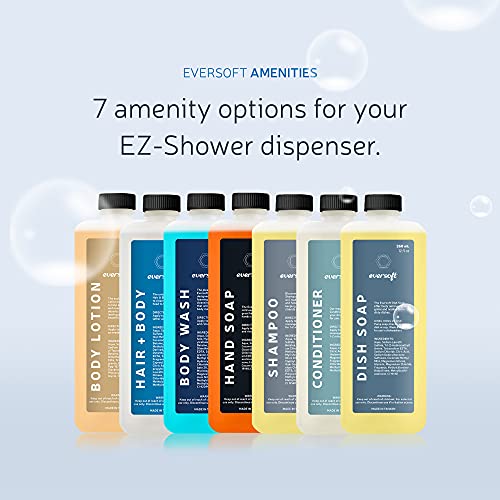 Стенен монтаж опаковка сапун за измиване на съдове EZ-Shower за кухня / дом на колела / Airbnb, 350 мл (12