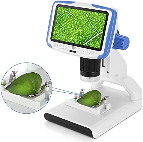 MJWDP 200X Дигитален Микроскоп 5 Дисплей Видео Микроскоп Електронен Микроскоп Истински Научен Биологичен Инструмент