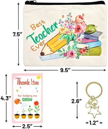 WorldBazaar Подаръци с Благодарност Учител 12 БР. Подаръчен комплект с Благодарност Учител 6 комплекта Подарък За учители Чанта