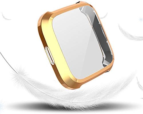 [8 опаковки] Защитен калъф за екрана, съвместим с Fitbit Versa Lite, Универсална Ультратонкая кутията с меко покритие