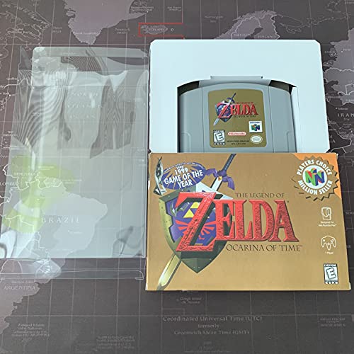 Новост за The Legend of Zelda Ocarina of Time 64 Детска карта за Nintendo 64 Игри на Конзолата Nintendo N64 Игра