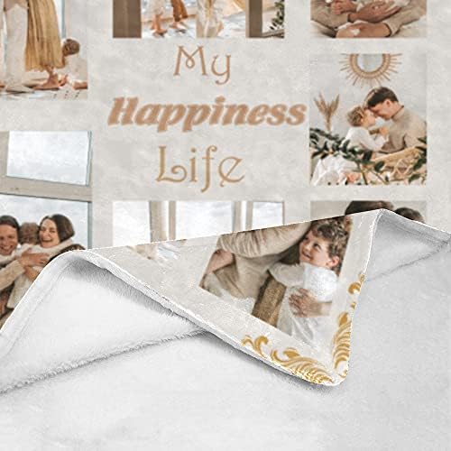 Произведено по поръчка Персонализирани Пледное одеяло с участието на Печат на снимки Меко Фланелевое Одеало за Домашни