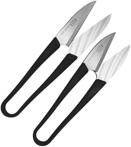 Японски ножици за шиене и бродерия ALLEX 4.1 инча (Средно), Произведено в Япония, Пружинящие Малки Ножици за почистване