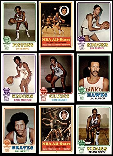 1973-74 Баскетболен комплект Topps (Basketball Set) NM