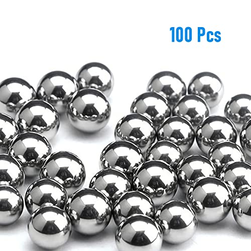 FOCMKEAS 100 БР 1/8 (3,175 mm) Подшипниковые топки 440C От Неръждаема Стомана Със Солидна Шарикоподшипником G100 Точност крушка
