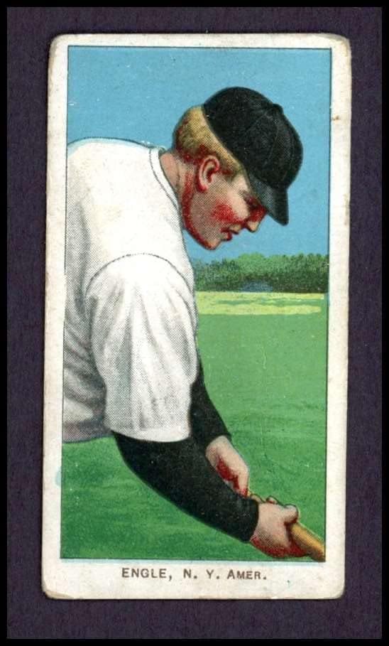 1909 T206 Клайд Енгъл Ню Йорк Янкис (Бейзболна картичка) ДОБРИ Янкис