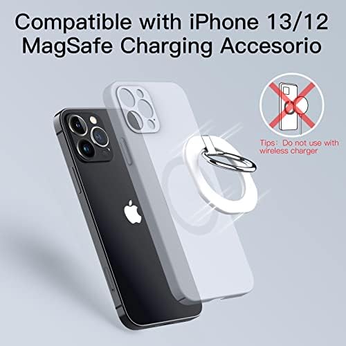 Магнитен държач за телефон Soueto, Регулируема Поставка за телефон с метален пръстен, който е Съвместим с iPhone 14/14
