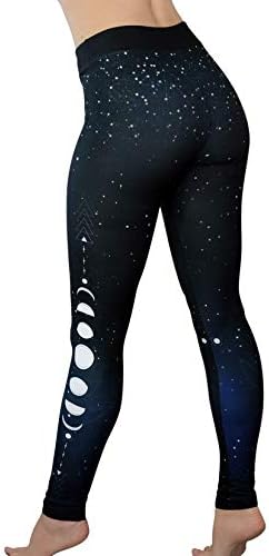 Удобни панталони за йога - Капри за тренировки - Гамаши за тренировки с висока талия за жени - Леки и Гамаши за