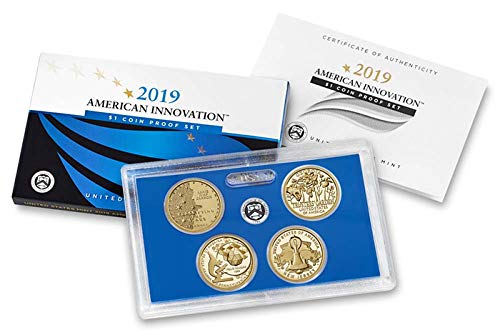Американски Иновативен Комплект за проверка на долара 2019 Г. GEM Proof Монетен двор на САЩ