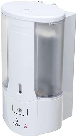 AOOF Автоматичен Сензор за Ръчно изработени 500 мл Опаковка сапун-Шампоан За Баня Стенен монтаж Опаковка течност (Цвят: бял)