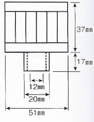 Мини-филтър-кратка пауза картър въздух Autobahn88, 12 mm (1/2) (Черен, подобен на въглерод)