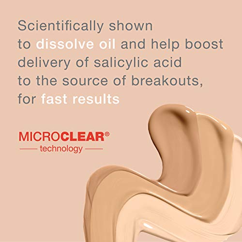 Течната основа на Neutrogena SkinClearing Безмасляная, за борба с акне и петна, с 5% салицилова киселина,