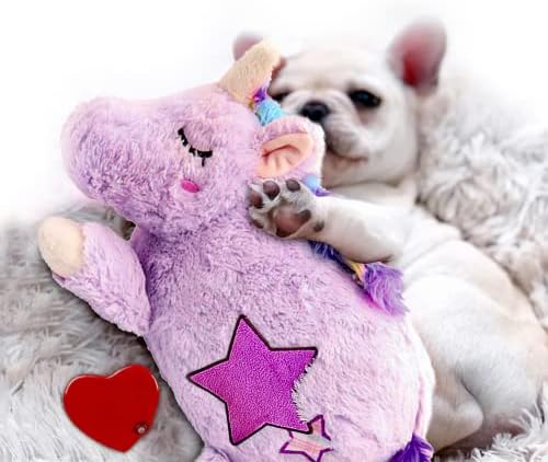 Плюшен играчка Paw Paw Бейб с сердцебиением за тренировка на поведението на кучето - Допринася за спокойствието, помага да заспи - Играчка с сердцебиением кучета - Пуши