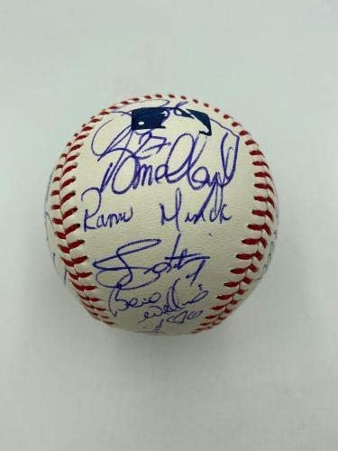 Страхотен Мариано Ривера, Ню Йорк Янкис, Ден Ветерани 2019, Подписан от JSA по Бейзбол - Бейзболни Топки С Автографи