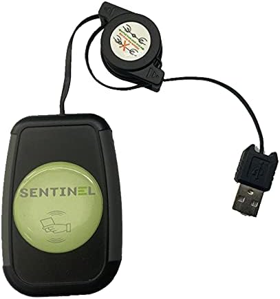 Четец на карти USB EM радиочестотна идентификация за удостоверяване на принтера с помощта на RFID тагове на служителите