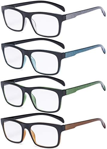 Eyekepper, 4 опаковки очила за четене с модел, ридеры за жени и мъже за четене + 2,75