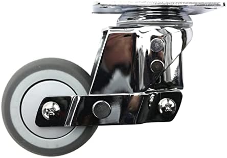 Универсално Тихо Амортизирующее колелото PIKIS с пружинным колело, Антисейсмический валяк, за тежкотоварни съоръжения, порти, Индустриални ролки 1 бр. (Цвят: със спир?