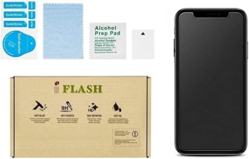 IFLASH iPhone XR, Матово Защитно фолио за екрана на iPhone 11 със защита от отблясъци и отпечатъци от пръсти от закалено