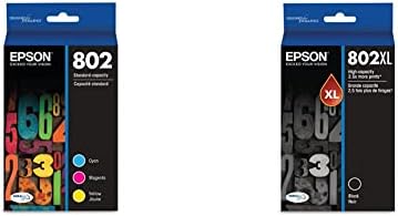 Мастило касета Epson T802520 DURABrite Ultra Color Комбо Пакет Стандартен капацитет и Мастило касета повишен капацитет