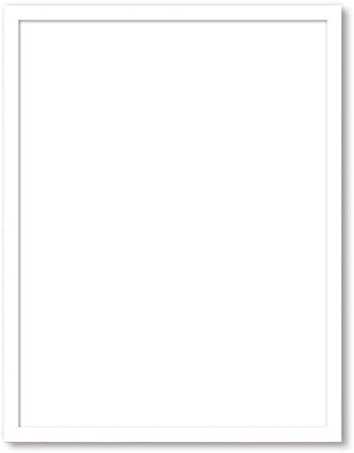 KOZYOU фото рамка photo Frame Художествена живопис Закачалка A4 A3 Дървената рамка на Черно-бялата рамка за снимка Снимка на Плакат, с монтиран на стената (Цвят: бял, размер: 8x1