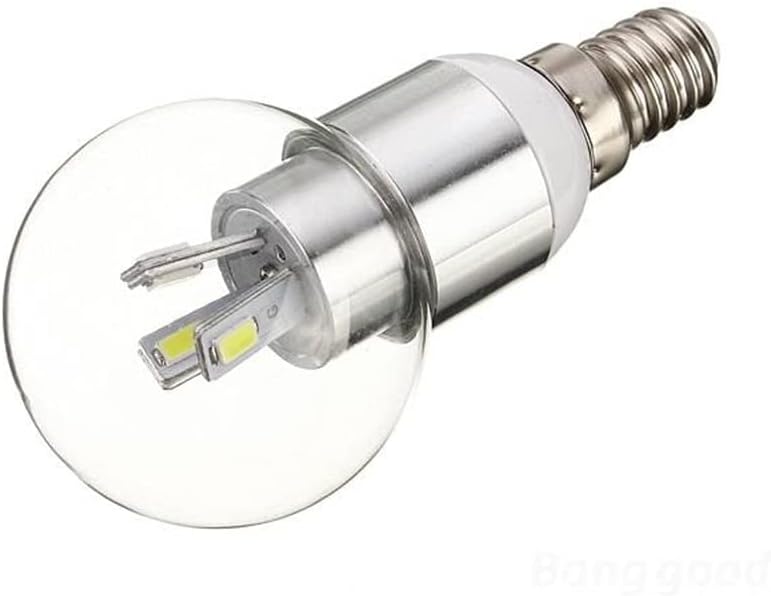 AKSPET Fengyan Домашни лампи, 50 бр./лот AC85-265V E14 E27 Led лампа SMD5730 5 W Глобална форма Прозрачен Капак Топло Бяла/Бяла